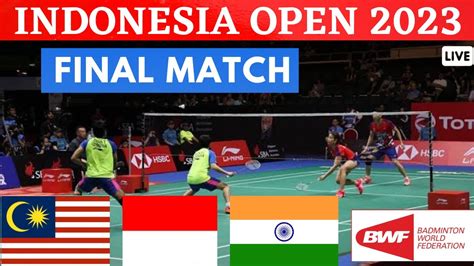 Live Final Match Kapal Api Group Indonesia Open India Vs