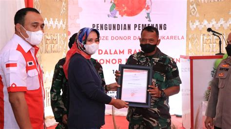 Peringati Hari Donor Darah Sedunia Tahun 2022 Ketua PMI Provinsi