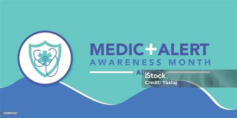 Vector Graphic Of Medicalert Awareness Month Good For Medicalert