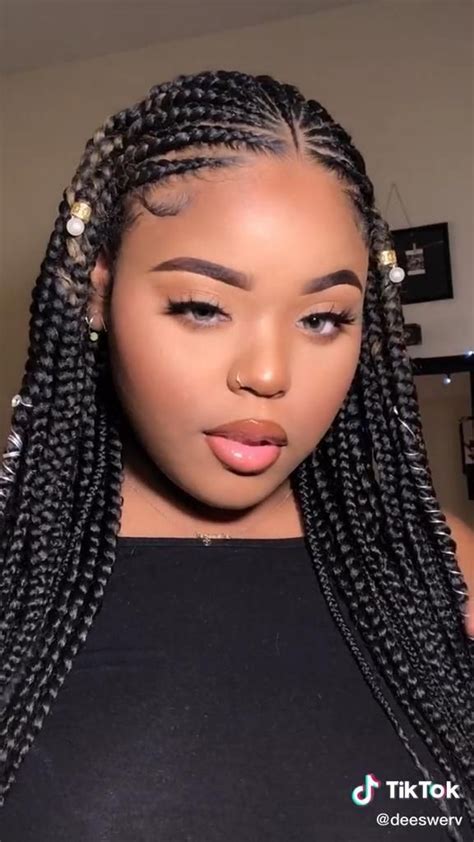 10 Peerless Box Braids With Curls Sticking Out