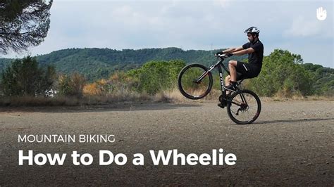 How To Do A Wheelie Mountain Bike Youtube