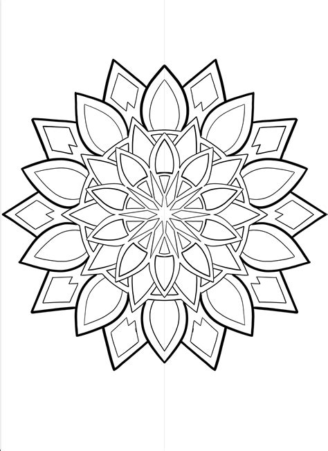 Geometric Mandala Tattoo Design