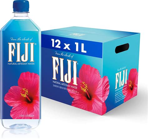 Fiji Bottled Natural Mineral Water 1 Litre Pack Of 12 Amazonae Grocery