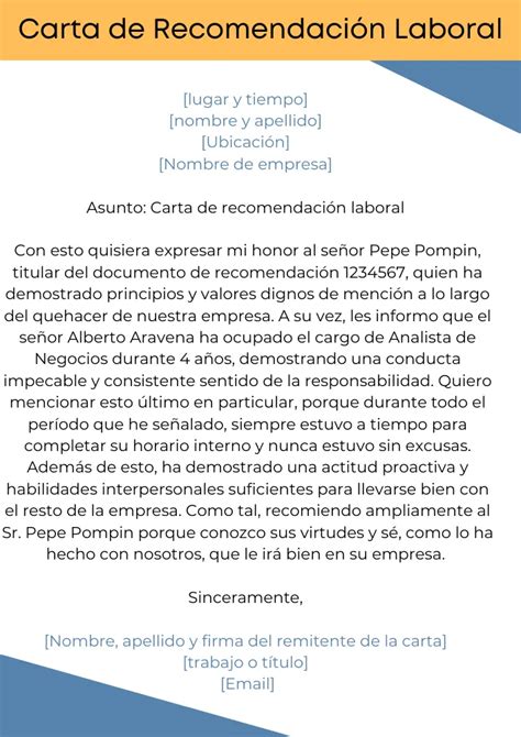 Carta De Recomendacion Laboral Udocz The Best Porn Website