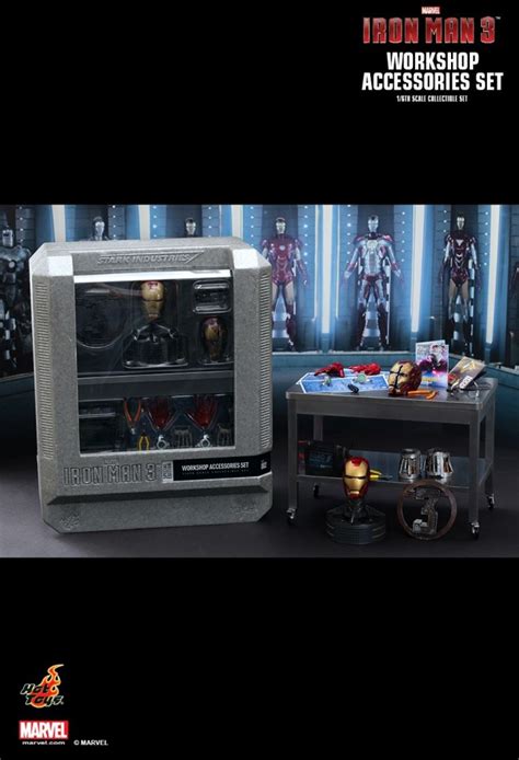 Iron Man Workshop Set Aus Dem Film Iron Man 3 Von Hot Toys ACS002
