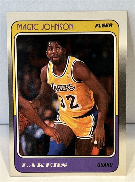 Fleer Magic Johnson Hof Ebay