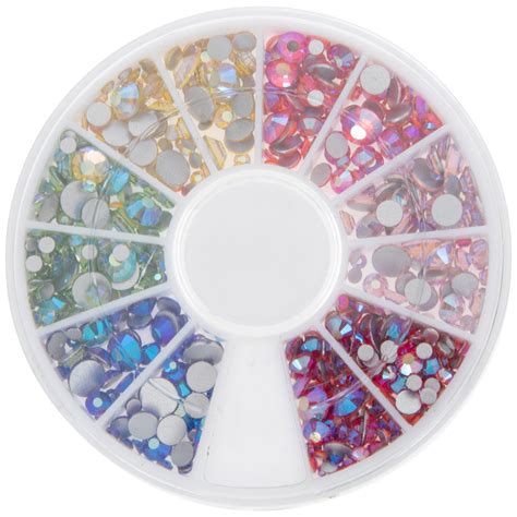 Multi Color Round Glass Embellishments Hobby Lobby