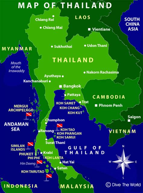 Map of Thailand Showing Bangkok. | Download Scientific Diagram