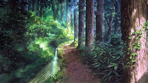 Animated Movies Nature Studio Ghibli Forest Trees Plants