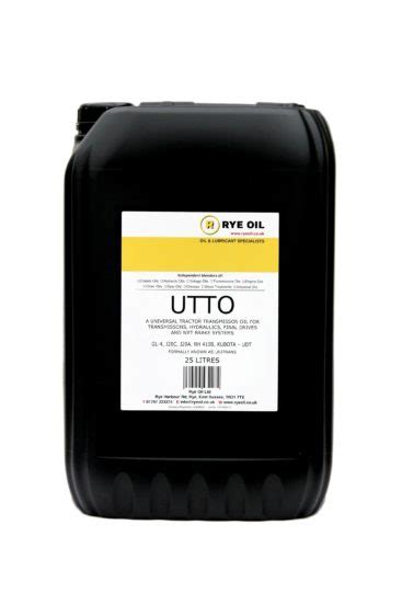 UTTO Universal Tractor Transmission Oil - Rye Oil Limited