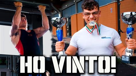 Ho Vinto La Mia Prima Gara Campione Nazionale Streetlifting Italia