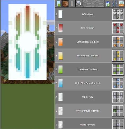 32 Cool Minecraft Banner Designs Rainbow For Ideas Creative Design Ideas