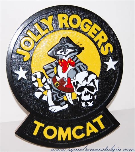 Vf Jolly Rogers Tomcat Plaque Squadron Nostalgia Llc