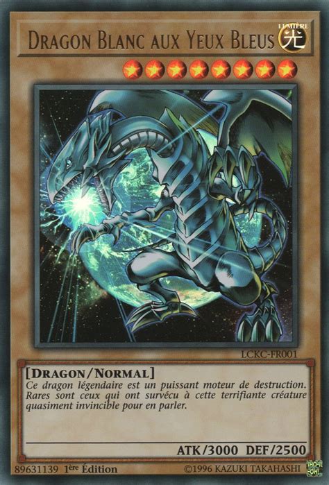 LCKC FR001B Dragon Blanc Aux Yeux Bleus Yu Gi Oh