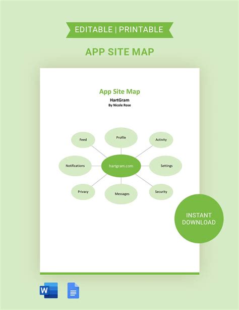 Web Design Site Map Template in Word, Google Docs - Download | Template.net