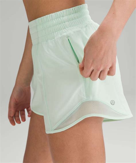 Lululemon Hotty Hot High Rise Lined Short Mint Moment Lulu Fanatics