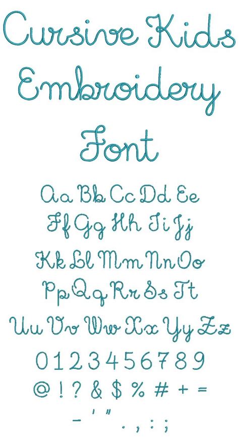 Cursive Letter Fonts