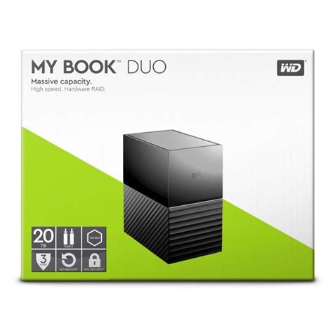 Western Digital My Book Duo Tb Desktop Raid External Hard Drive Usb