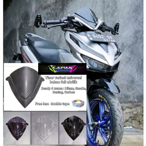 Jual Visor Winshield Variasi Custom Honda Vario Led New Model