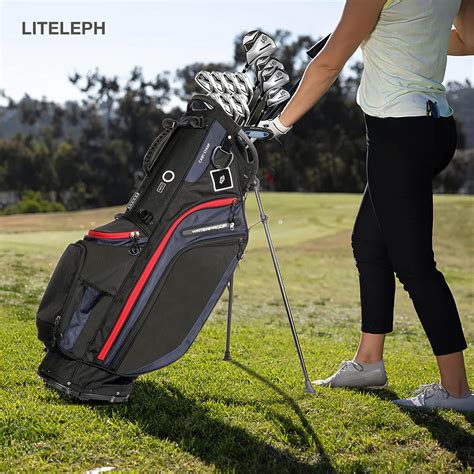 Buy Liteleph Golf Bags For Men With Stand 9 Pockets Carry Lightweight