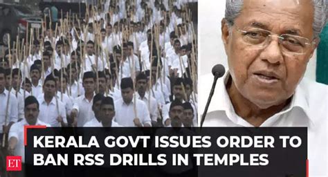 Kerala Govt Issues Order To Ban Sangh Shakhas In Temples Bid To Take