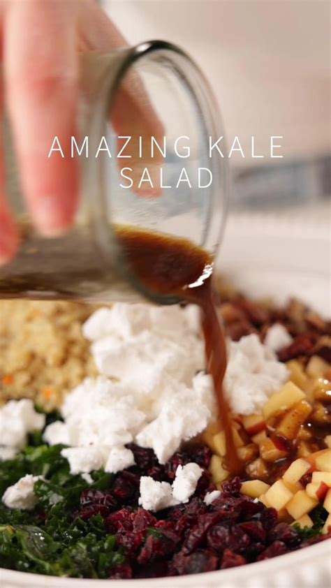 Kale Apple Salad I Georgie Eats Video Recipe Video Healthy