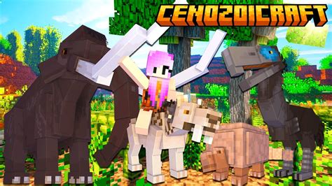 Cenozoicraft Mamute Smilodon Glyptodon Tutorial Minecraft Mod Youtube