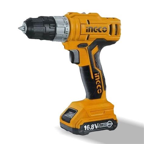 INGCO Ingco CDLI1611 Lithium Ion Cordless Drill 16 8V 10mm