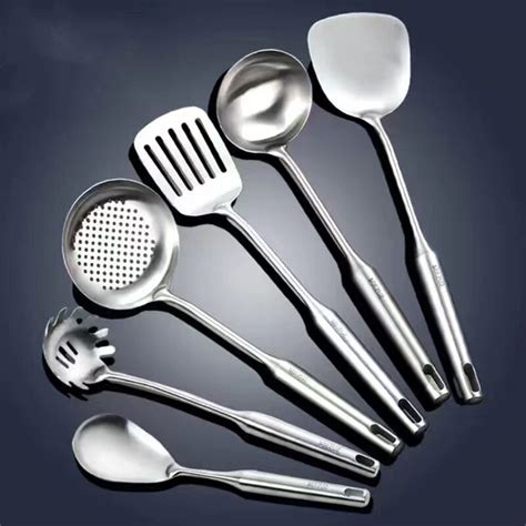 Spatule Anti Favorable En Acier Inoxydable Pelle Remuer Cuill Re De