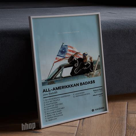 Joey Badass - All Amerikkkan Badass - Album Poster sold by Viper Purple ...