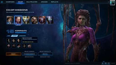 Starcraft Lotv Level Kerrigan Co Op Mission Brutal Difficulty