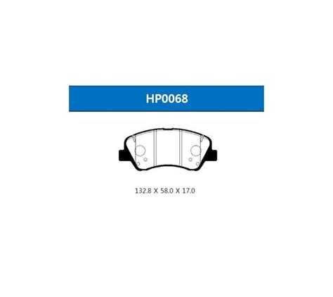Колодки тормозные HSB HP0068 - купить по низким ценам в интернет ...