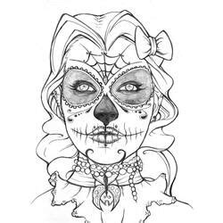 Coloriages Jour Des Morts F Tes Et Occasions Sp Ciales Dessins