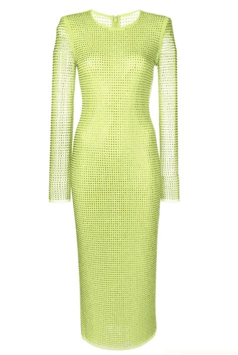 Erin Lichy S Green Embellished Dress Big Blonde Hair Erin Lichy S Green Embellished Dress