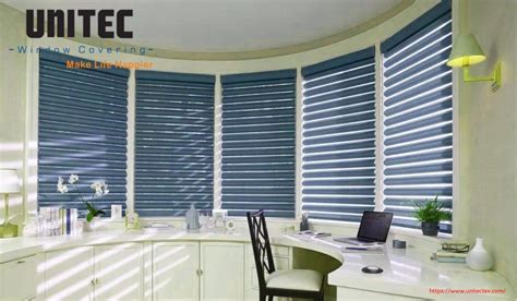 blinds for bay windows – Screen fabric, Roller Blinds