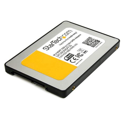 StarTech.com M.2 auf SATA III Adapter - M2 SSD zu S-ATA Einbaurahmen ...