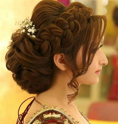 Pin On Hair Styles Bridal Hair Buns Medium Hair Styles Engagement