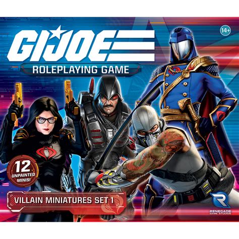 Gi Joe Rpg Villain Miniatures Set 1 Tabletop Miniatures