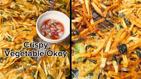 Crispy Vegetable Okoy Recipe How To Make Crispy Vegetable Okoy Panlasang Pinoy Youtube