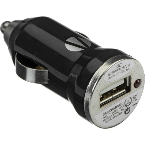 Vivitar 1 Amp Usb Car Power Adapter Black V13189 S Black Bandh