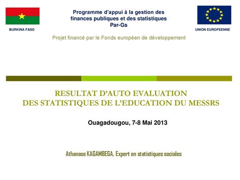 Resultat Dauto Evaluation Des Statistiques De Leducation Du Messrs