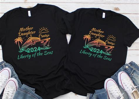 Regalo Personalizado De Camisas De Crucero Para Madre E Hija Para Mam