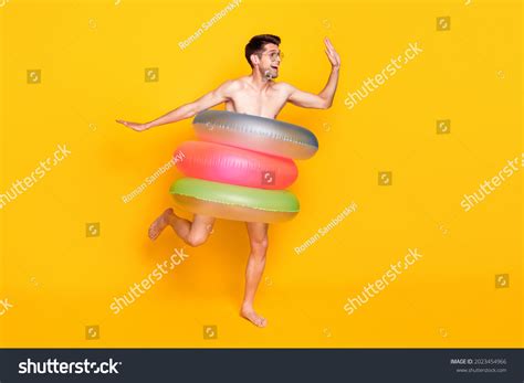 Photo Positive Funny Man Naked Torso Stock Photo 2023454966 Shutterstock