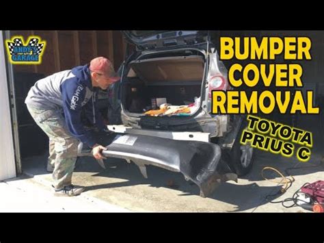 How To Remove Rear Bumper Cover Toyota Prius C Andys Garage