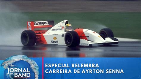 Senna Eterno Campe O Band Relembra A Carreira Do Piloto Em Especial