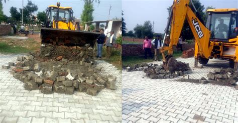 Agra News Ada Bulldozers Run On Two Illegal Colonies In Agra Agranews