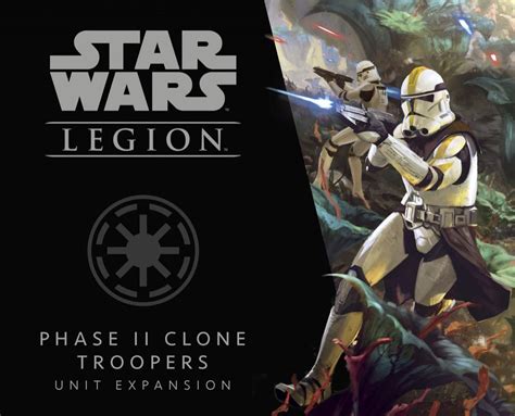 Star Wars Legión Soldados Clon Fase II Juego de mesa Ludonauta es