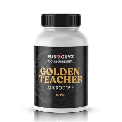 Buy Microdosing Mushroom Capsules Golden Teacher Funguyz