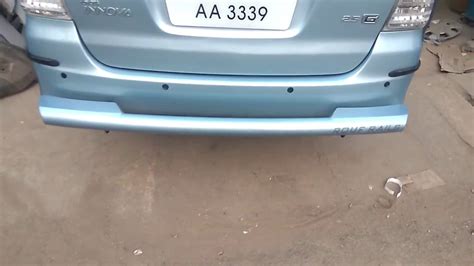 Innova Rear Bumper Guard Rouf Rails Car Accessories Modified Youtube