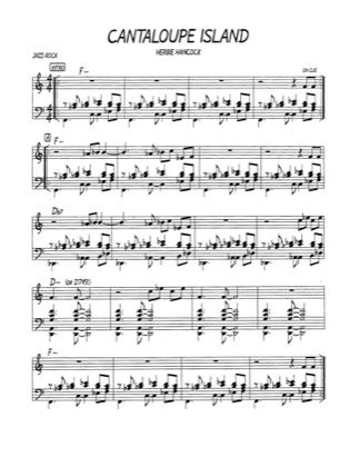 Cantaloupe Island - Herbie Hancock Free Piano Sheet Music PDF